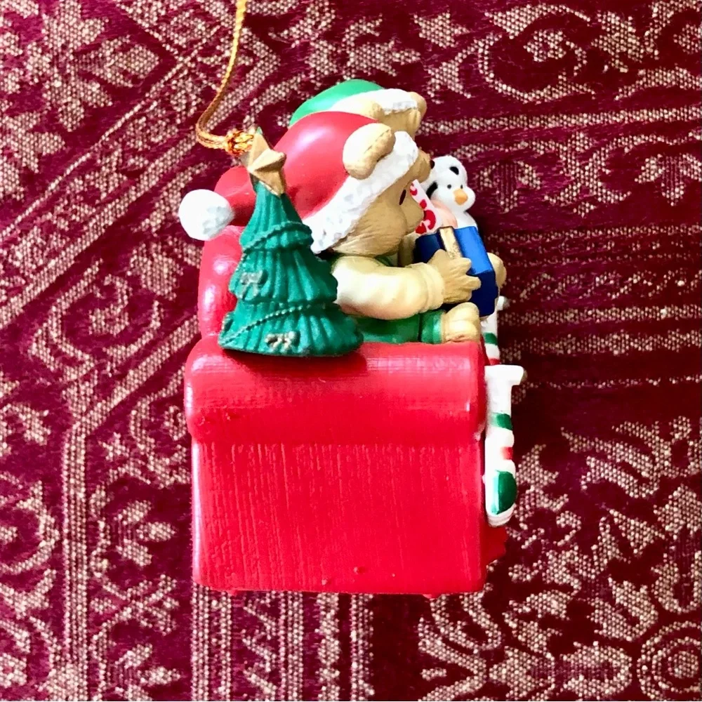 Vintage 1997 Kirkland Signature Christmas Ornament NIB Teddy Bears Penguin Couch